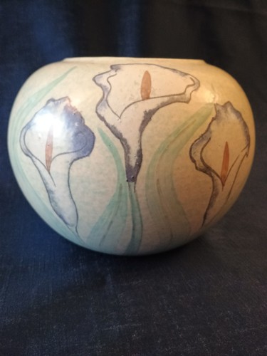English country pottery round - english,