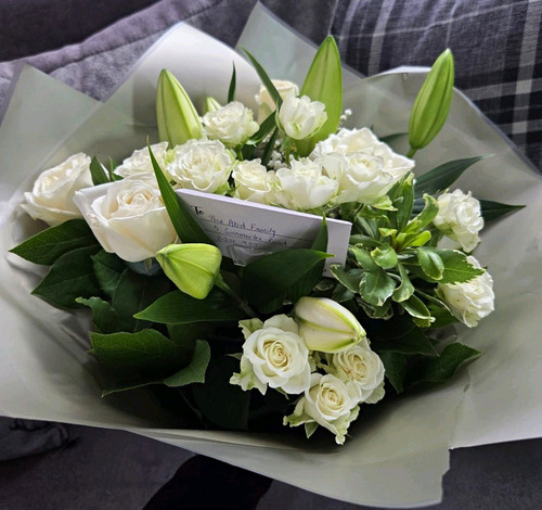 White rose lily fresh - fresh, cut