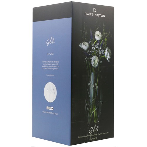 Dartington lily vase glitz - lily,