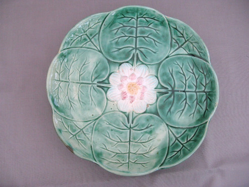 19th century majolica tazza - century,