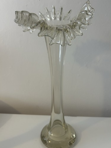 Tall art nuevo - clear, glass