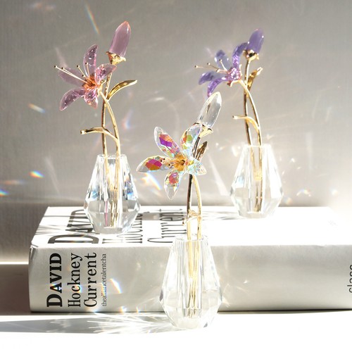 Crystal calla lily flower - crystal,