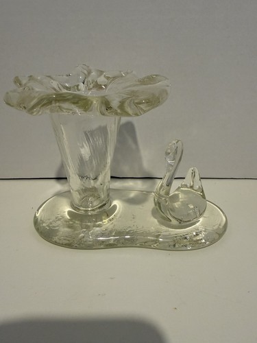 Vintage hand blown art - vintage, glass