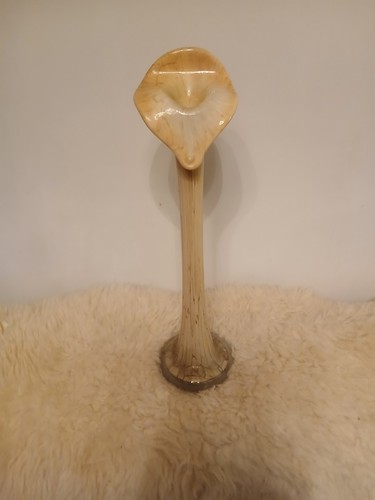Mid century murano lily - , vase