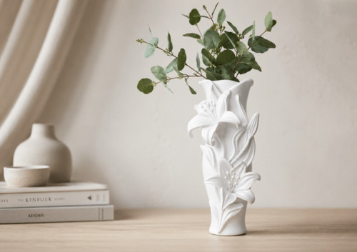 Elegant printed lily bloom - 3d,