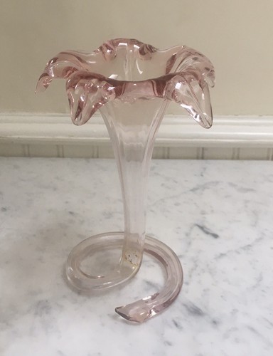 Vintage pink glass - vintage, bud