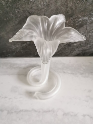 Vintage large white frosted - white,